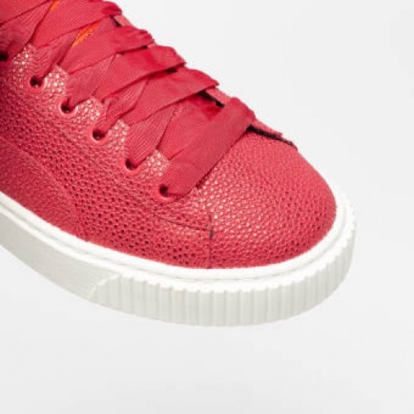 PUMA Womens Basket Platform Lux Toreador Sneaker - Picture 7 of 8